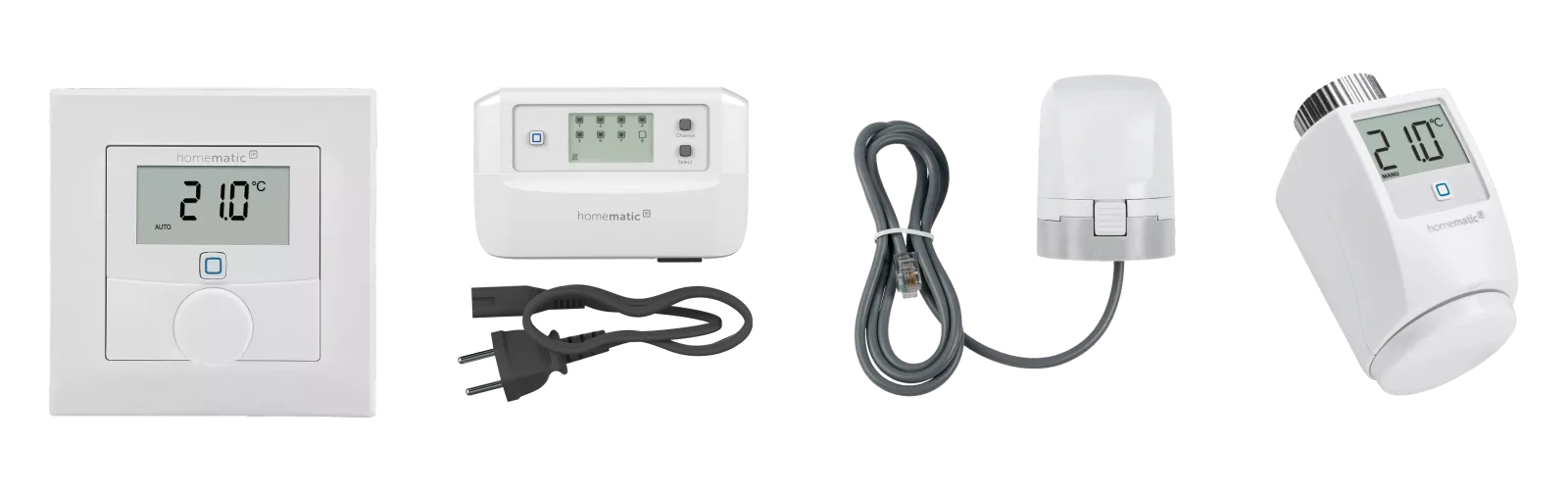 Homematic IP Wandthermostate, Heizkörperstellventil und Zubehör